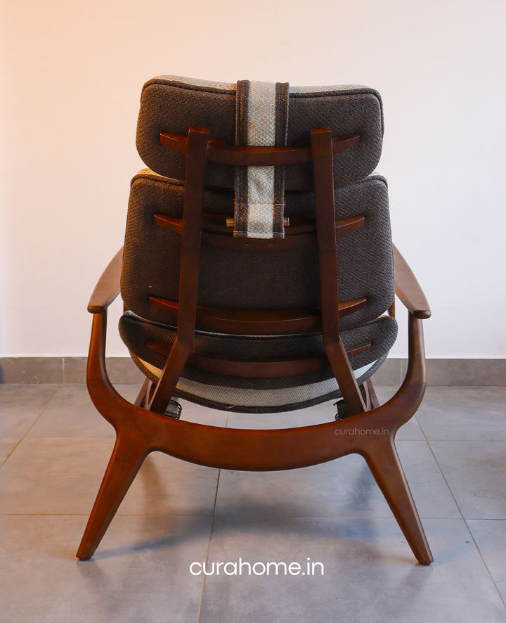 Attham Rocking Chair with Ottoman - CURA HOME - Handcrafted Luxury ...