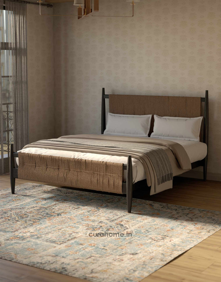 Hercule Handcrafted Bed - Premium Custom Design - CURA HOME