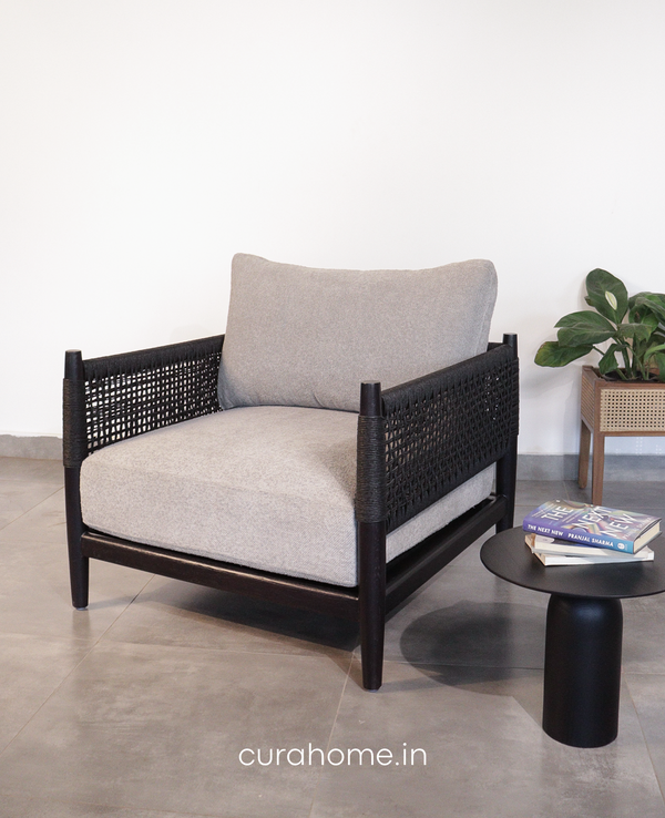 Hercule Single Seater Sofa (Black Edition)