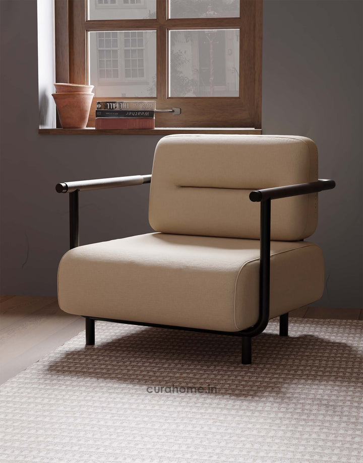 Hugh Single Seater Sofa - CURA HOME