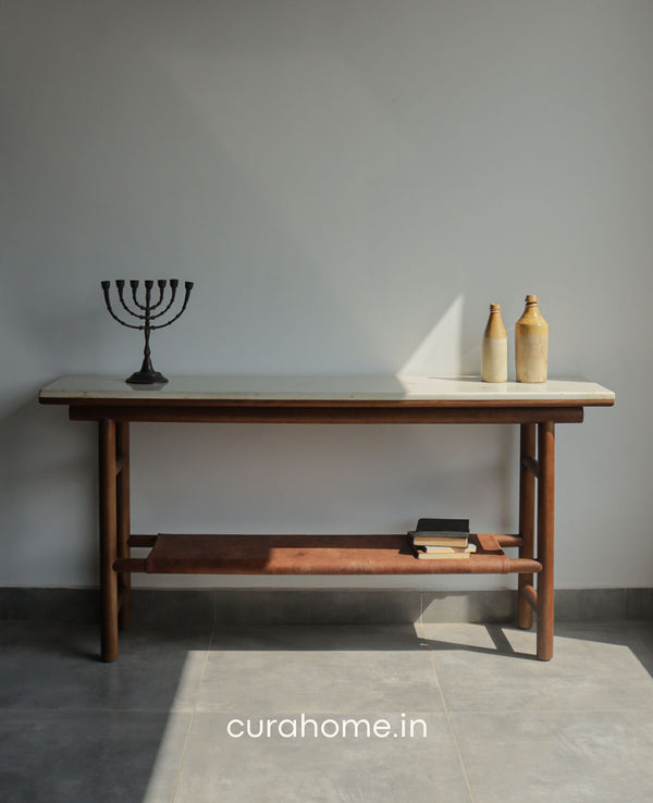 Kanso Quartz Minimalistic Console Table