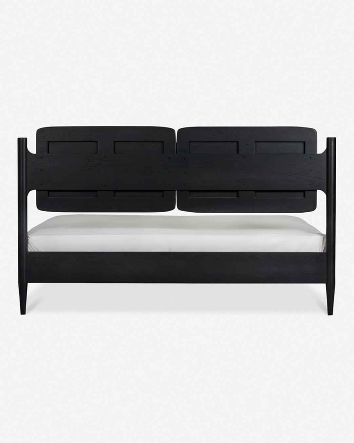 Lovella Upholstered on Ashwood Frame Bed