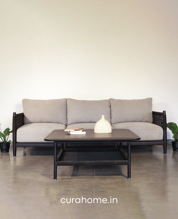 Hercule Three Seater Sofa - Black Edition